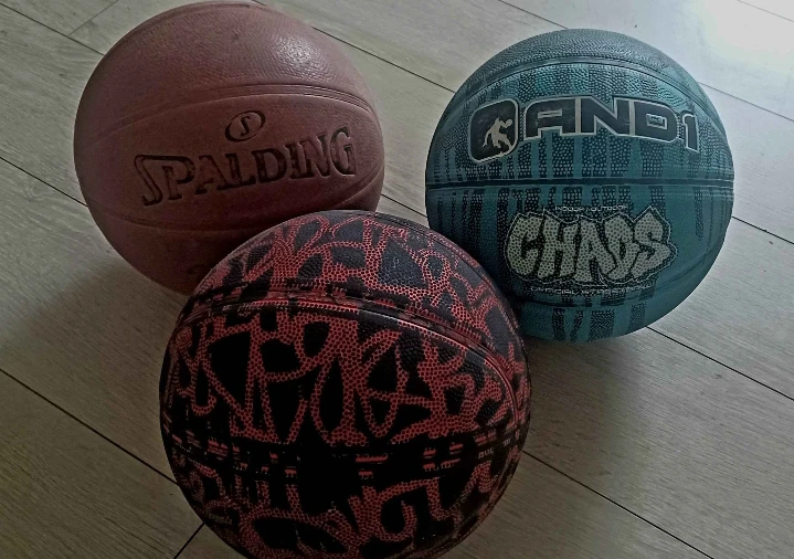 Spalding, AND1, and patterned basketballs