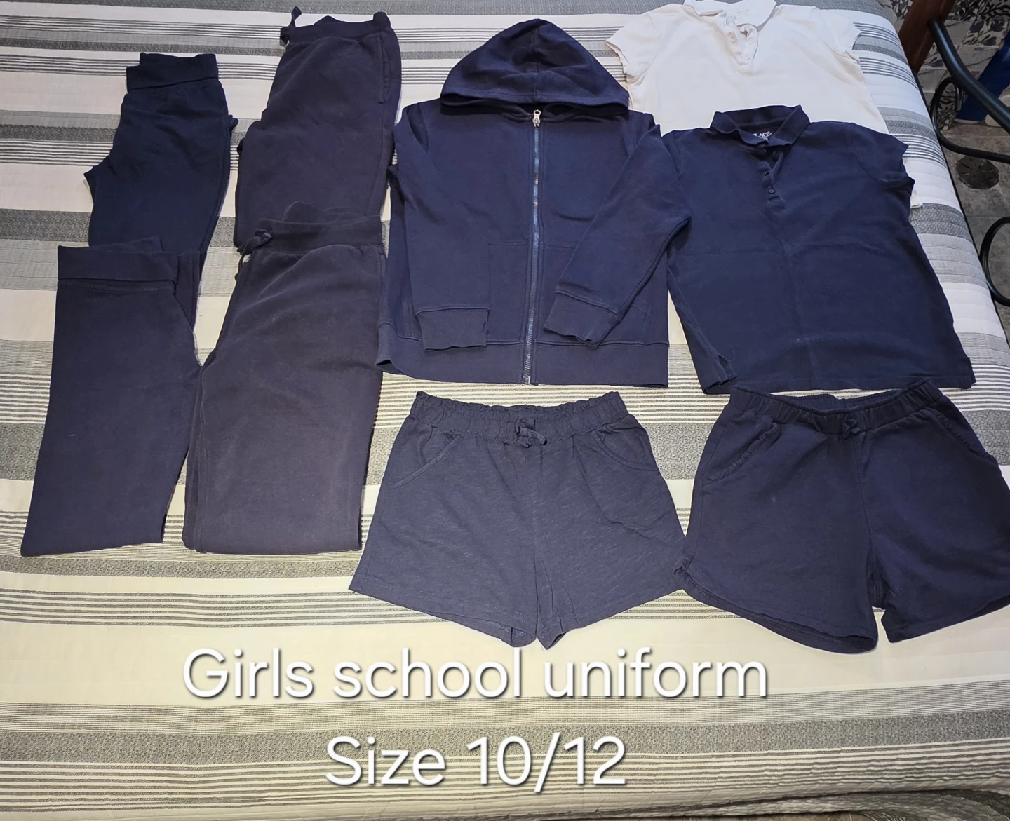 Girls School Uniform Set - Size 10/12