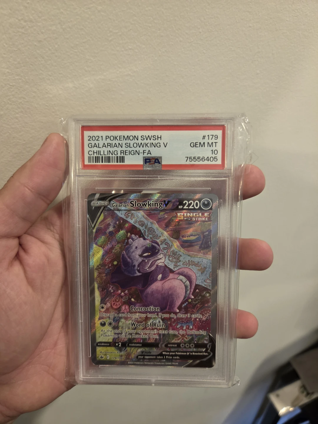 PSA 10 Galarian Slowking