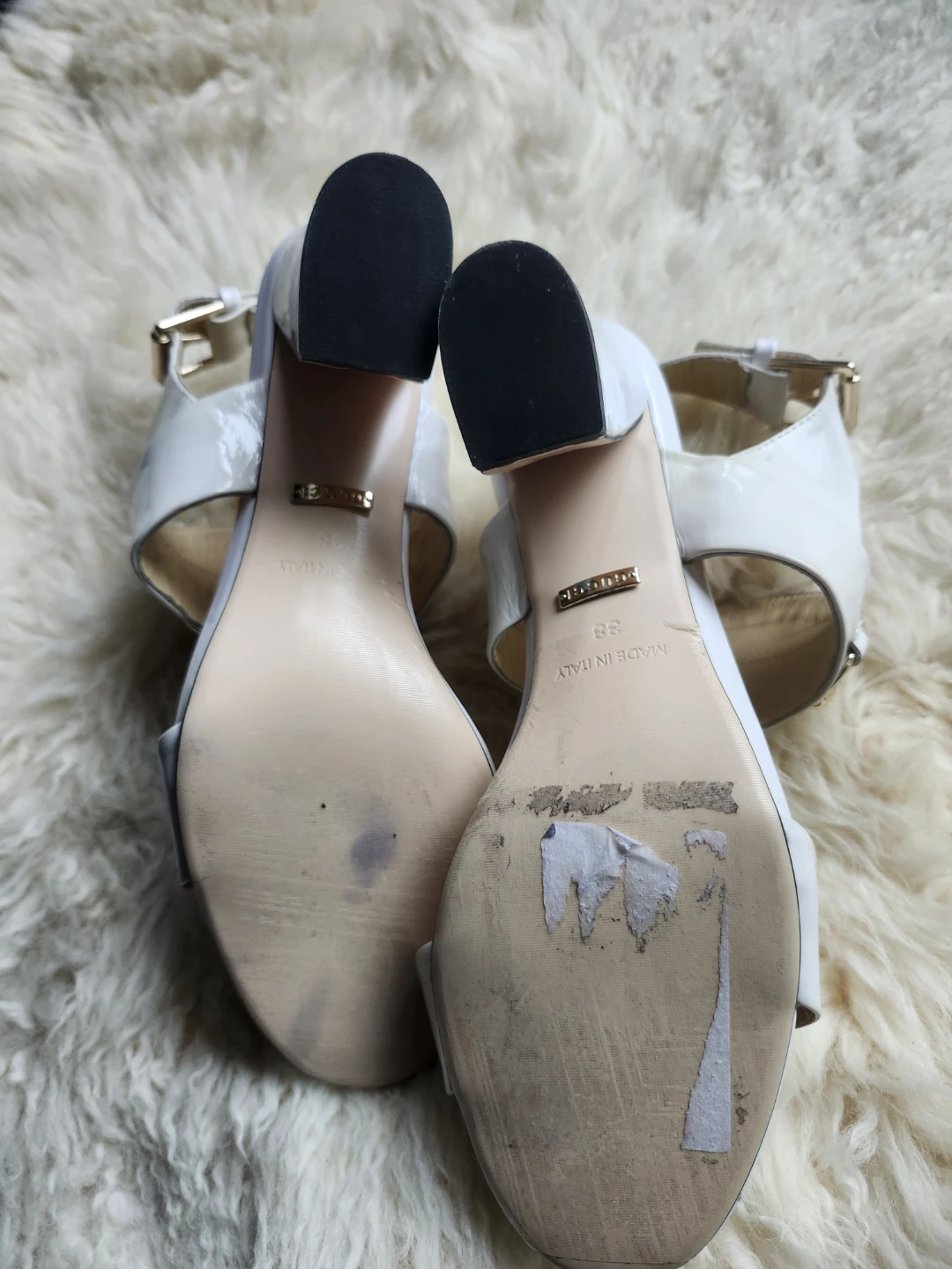 GUCCI LADIES SHOES CREAM S38 WITH HEELS - photo 2