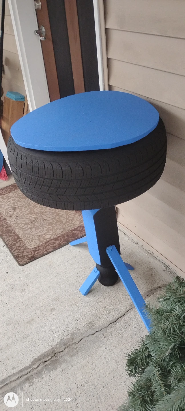 Tire outdoor table - photo 2