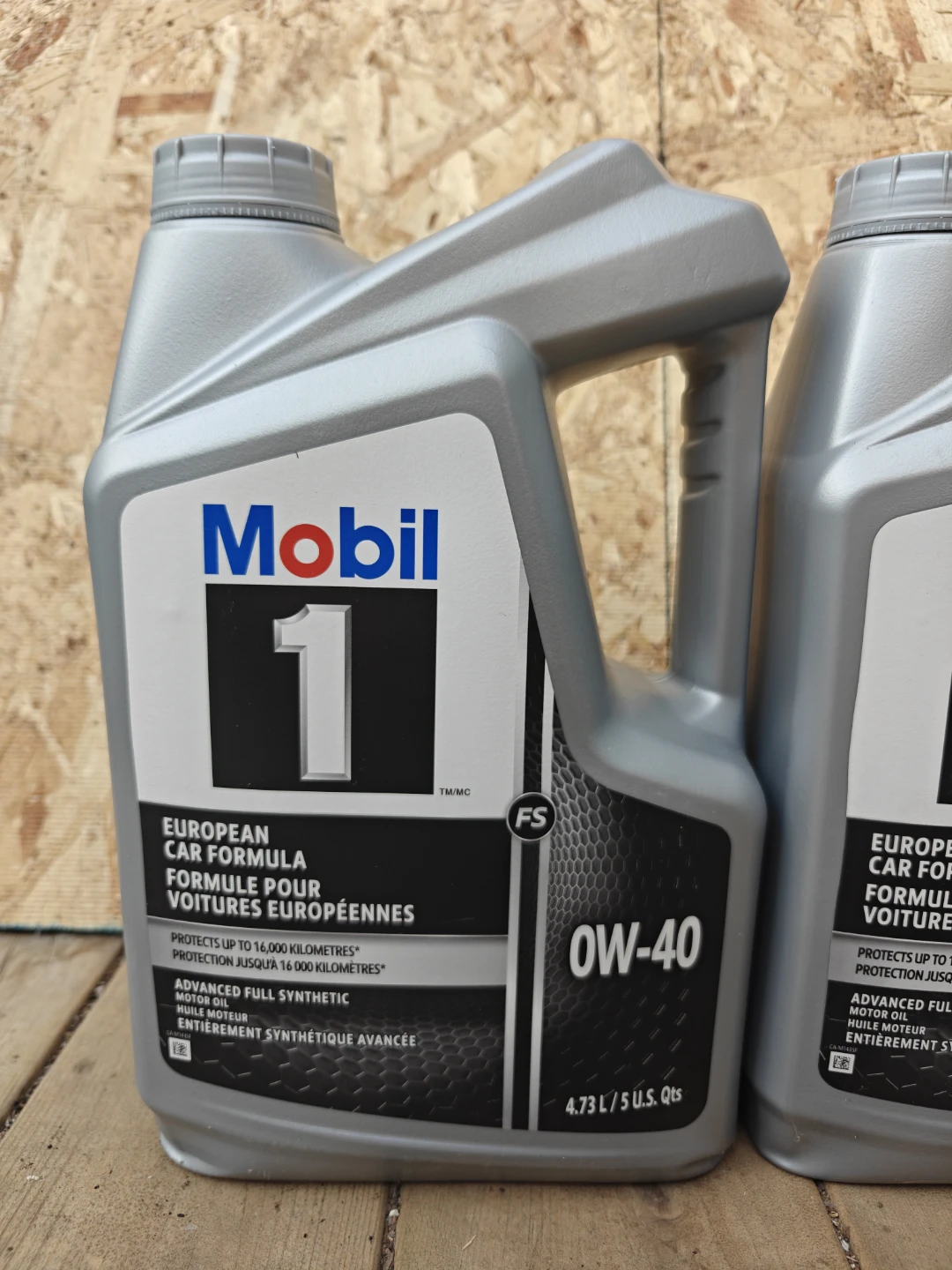 Mobil 1 0W-40 European Car Formula Motor Oil - 3x 4.73L - photo 4
