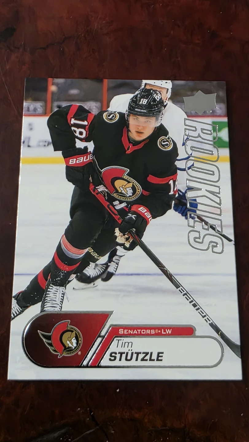 Tim Stützle 2020-21 Upper Deck Rookie Card