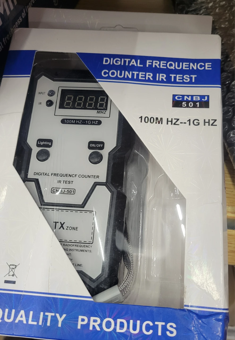 Remote Control Frequency Tester 100MHz‑1GHz Car Key Garage Door