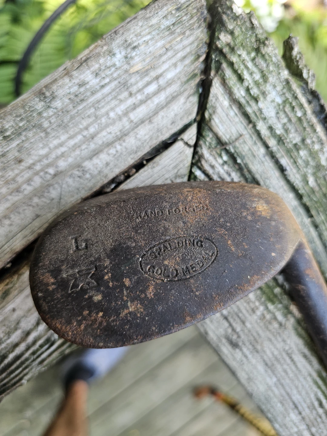 Vintage Spalding Gold Medal Hand Forged Golf Club