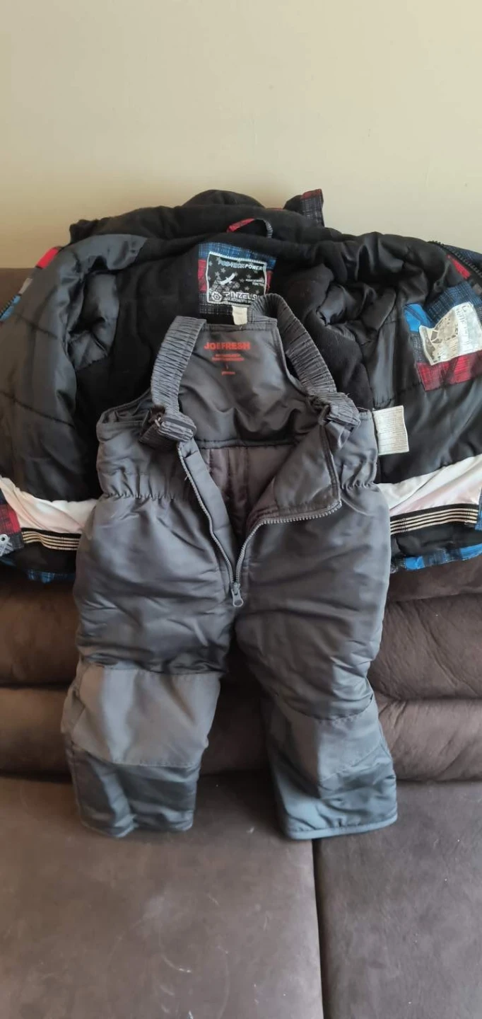 Joe Fresh Kids Winter Jacket and Snow Pants Set size 3 - photo 4