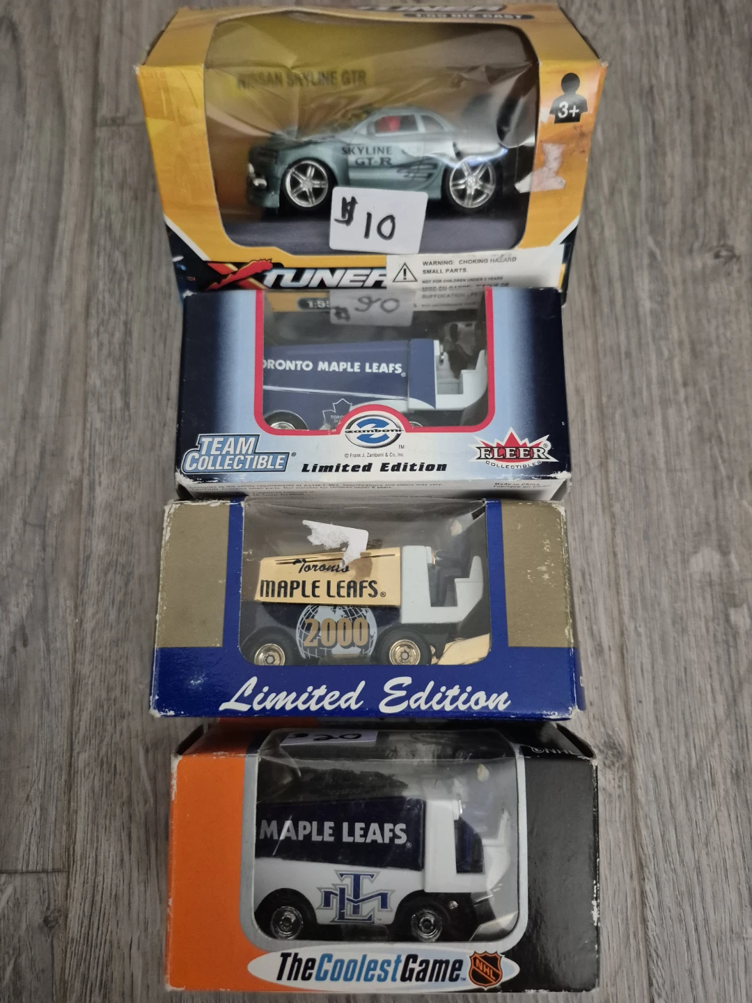 Nissan Skyline GT-R & Toronto Maple Leafs Diecast Cars