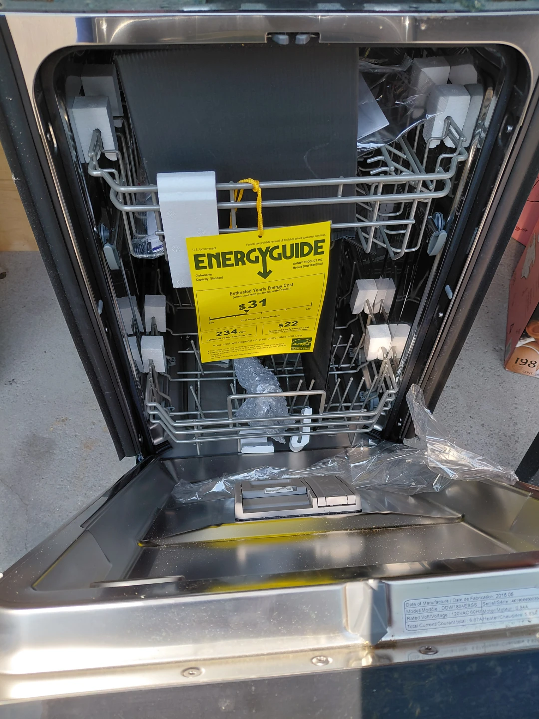 Danby Dishwasher - Stainless Steel - photo 2