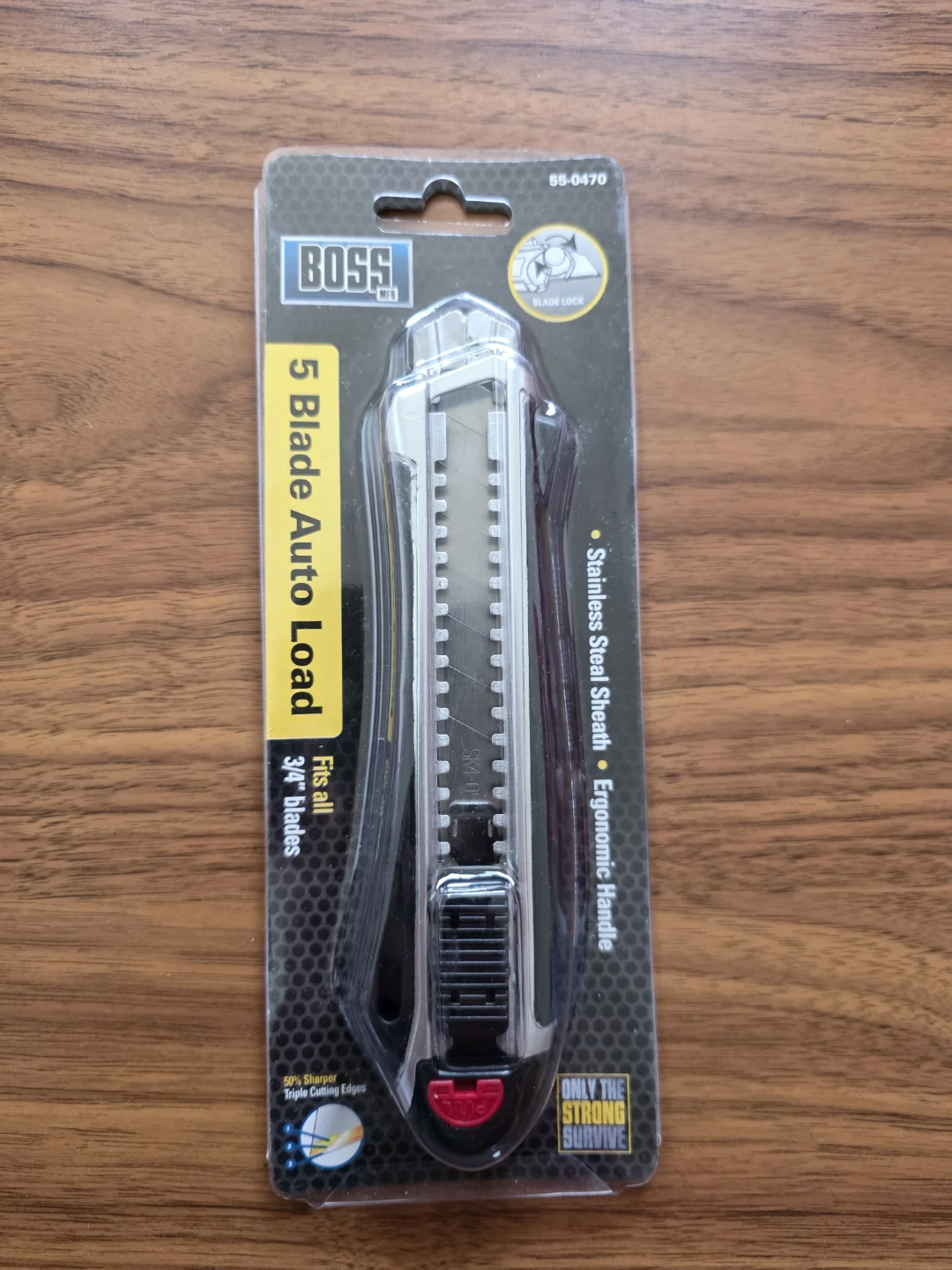 BOSS Auto Load Cutter Utility Knife
