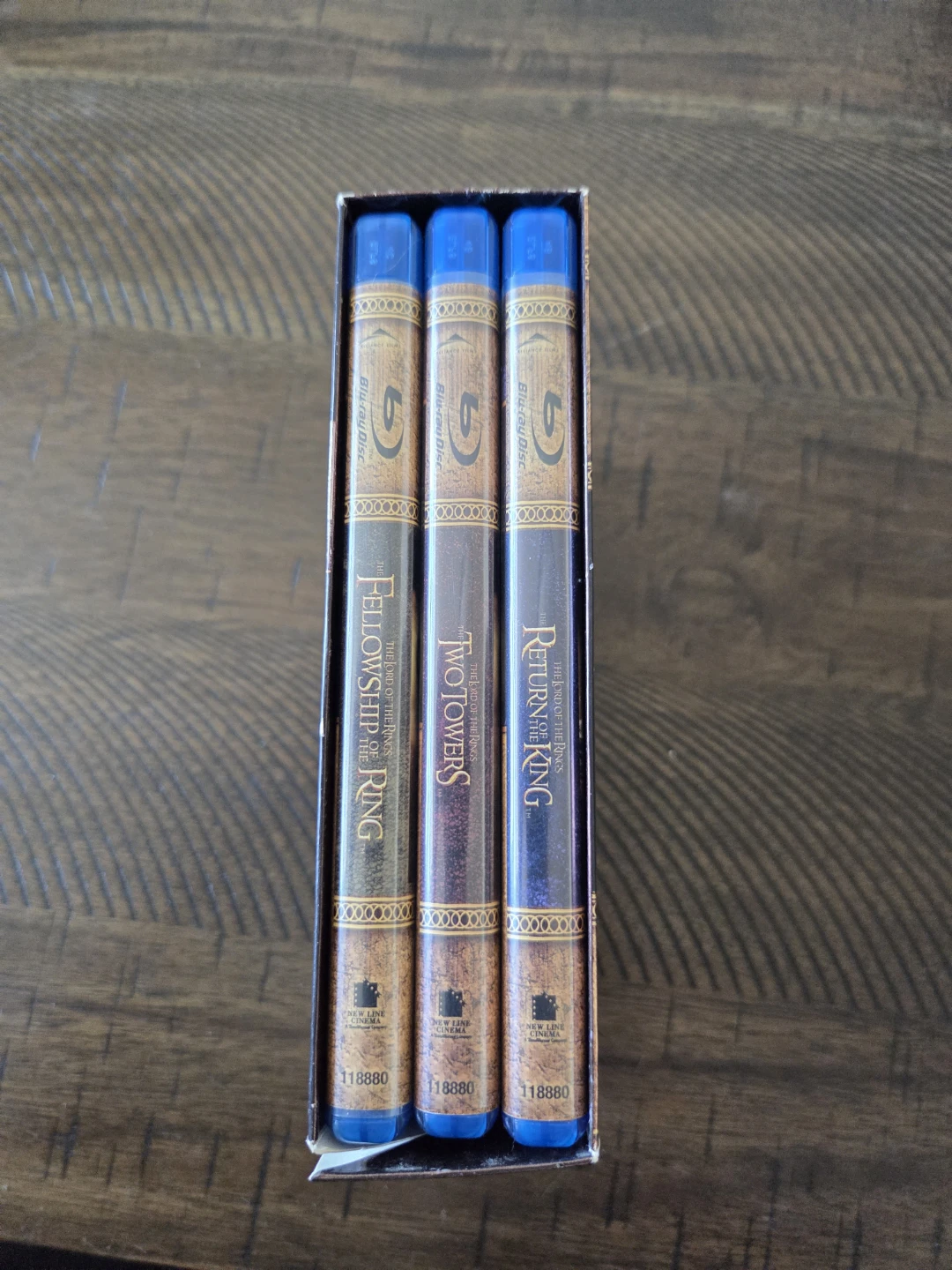 The Lord of the Rings Motion Trilogy Blu-Ray Set - photo 2