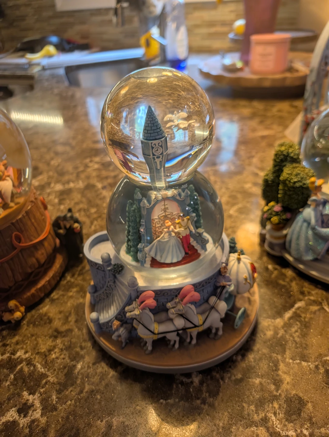 8 Disney Snow Globes. - photo 5