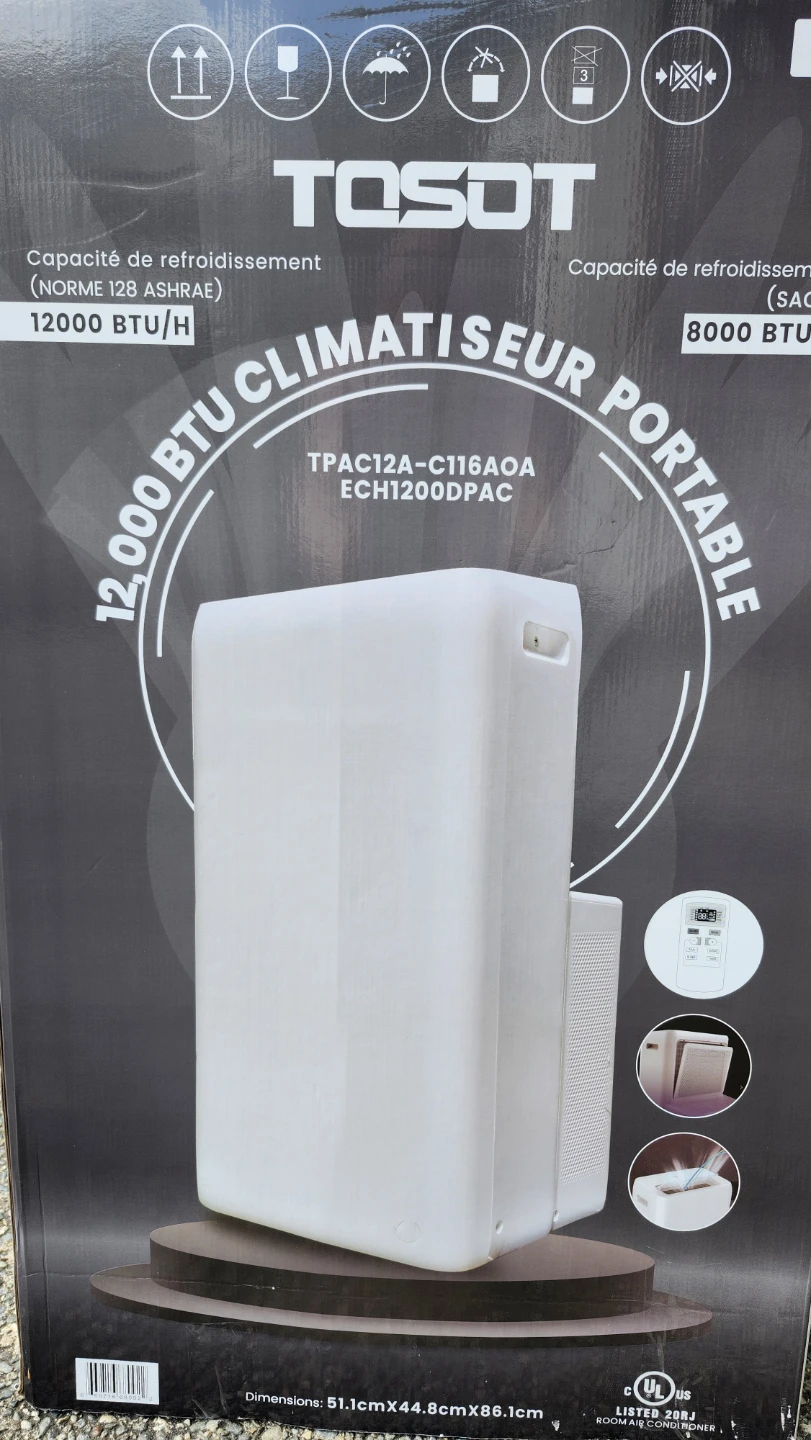 Tosot 12,000 BTU Portable Air Conditioner – Excellent Condition