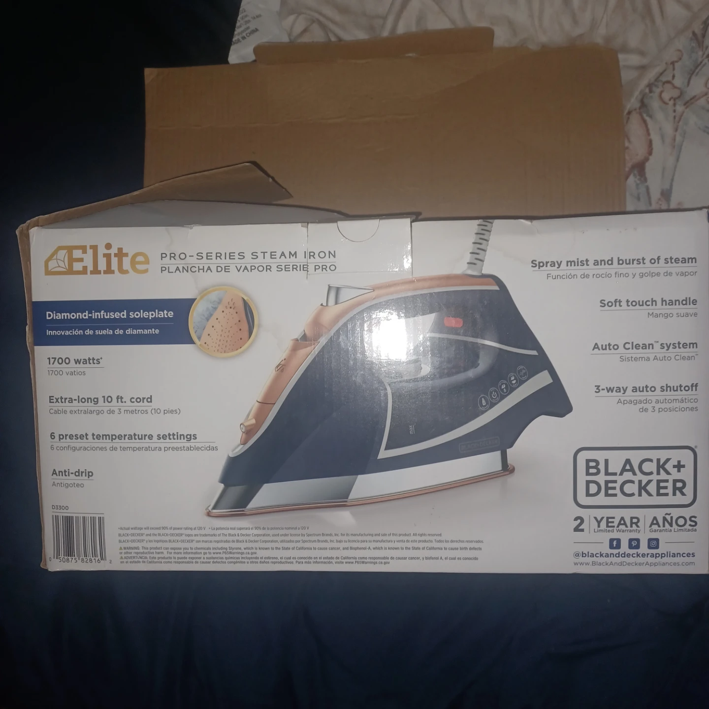 Black+Decker Pro-Series Steam Iron