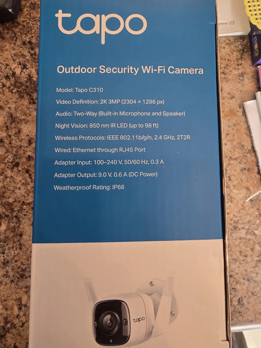Two TP-Link Tapo C310 outdoor Wi-Fi security cameras for sale. - photo 4