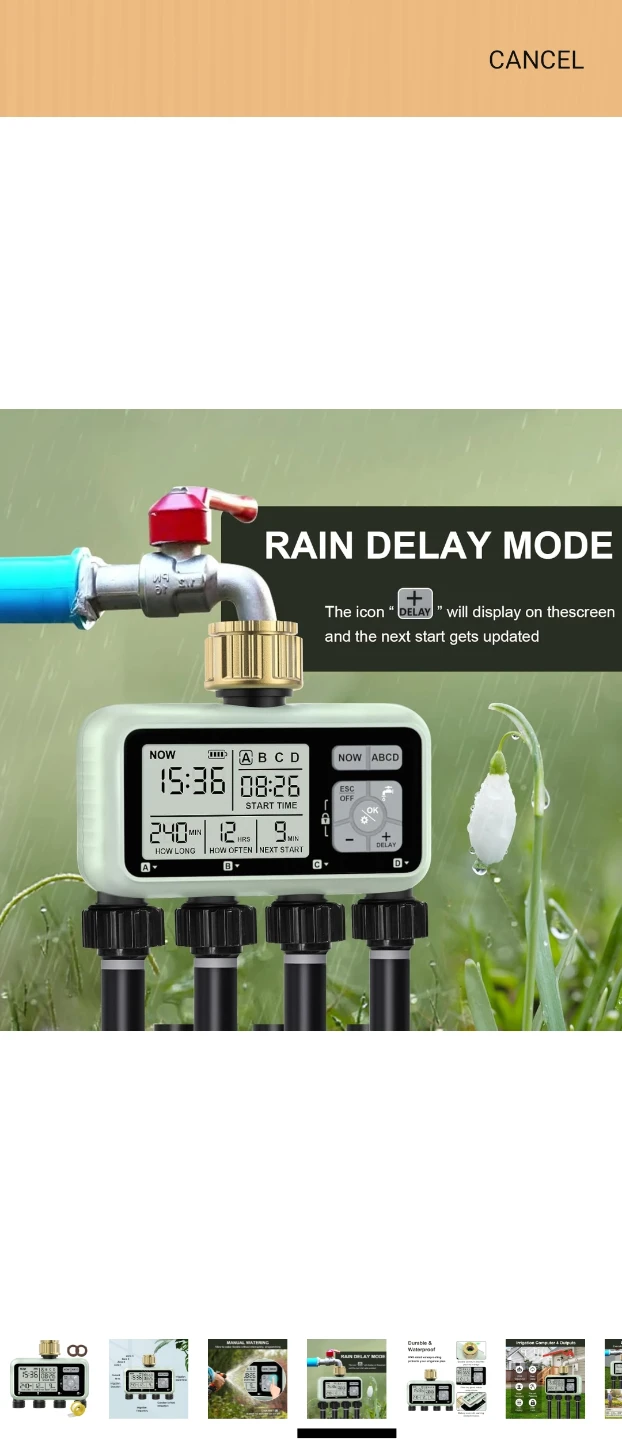4-Zone Automatic Garden Hose Timer - photo 4