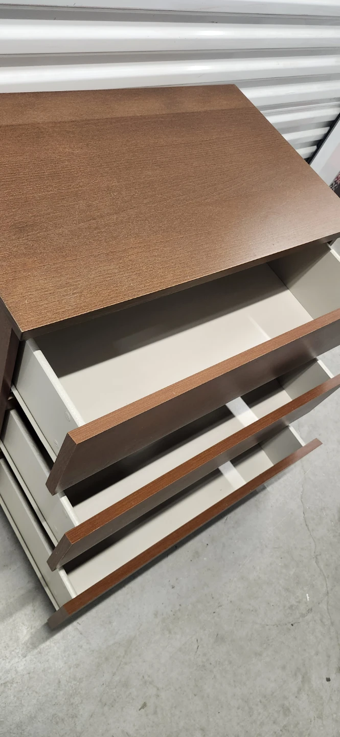 Brown 3-Drawer Dresser - photo 2