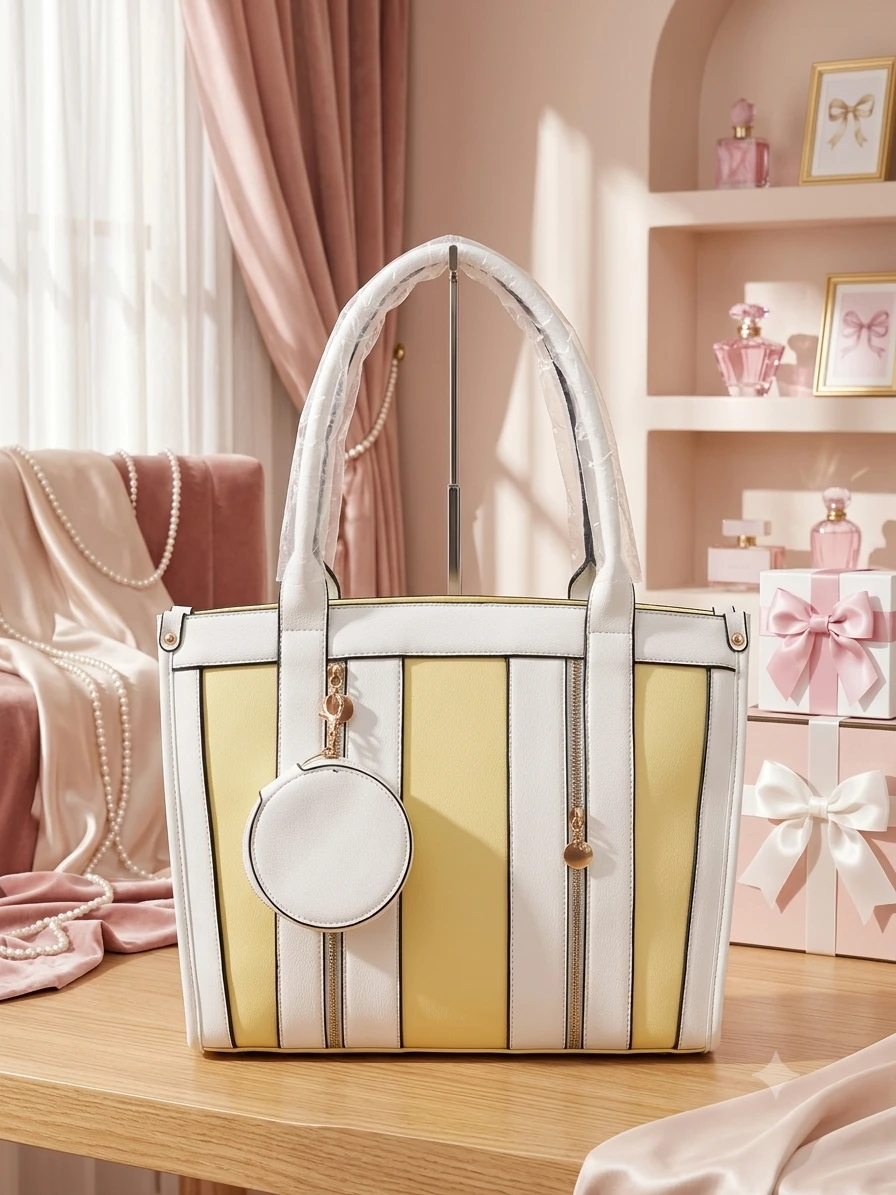 Women's Tote Bag with Coin Purse