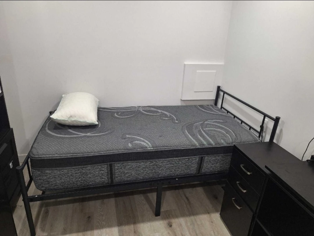 Twin Bed Frame with Mattress