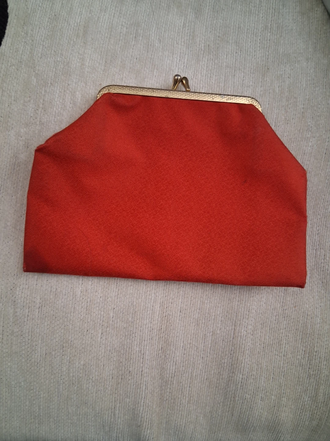 Red Satin Clutch Purse - photo 2
