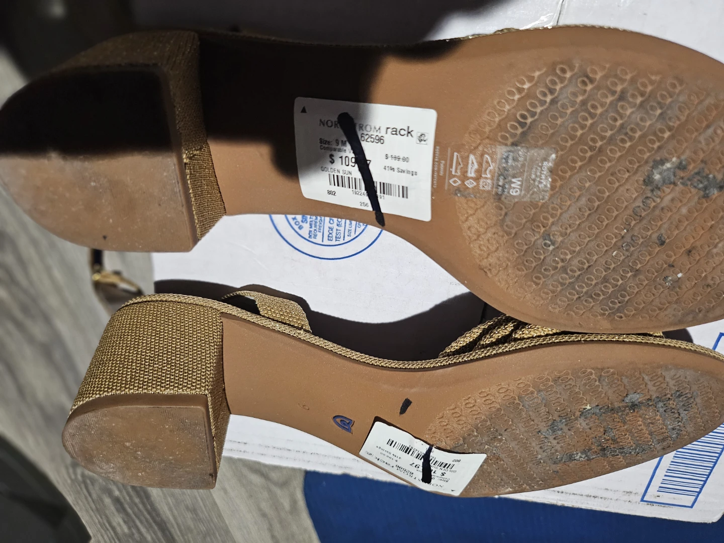 Rothys Gold Glitter Sandals - photo 4