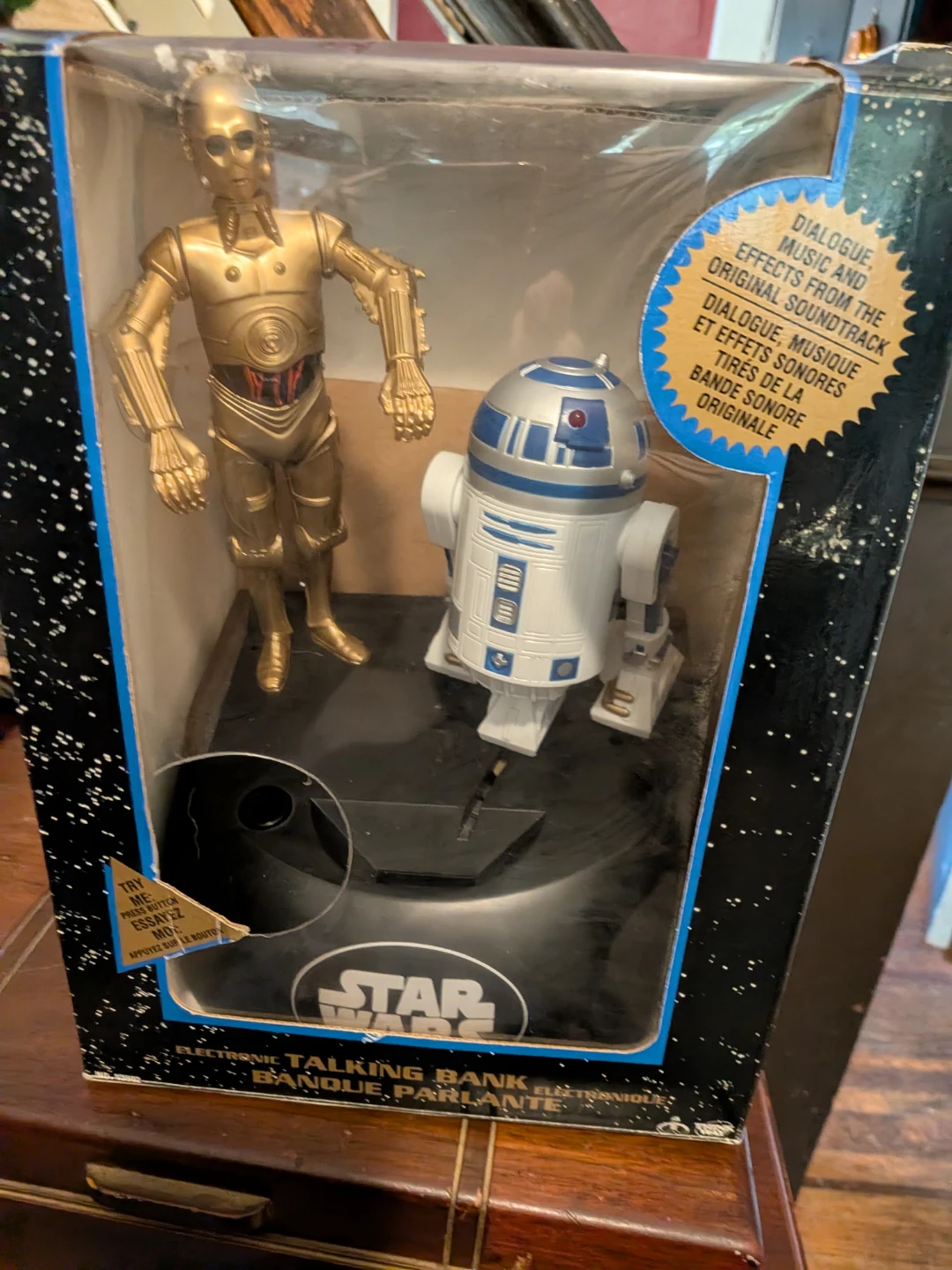 Star Wars Electronic Talking Bank with C-3PO and R2-D2