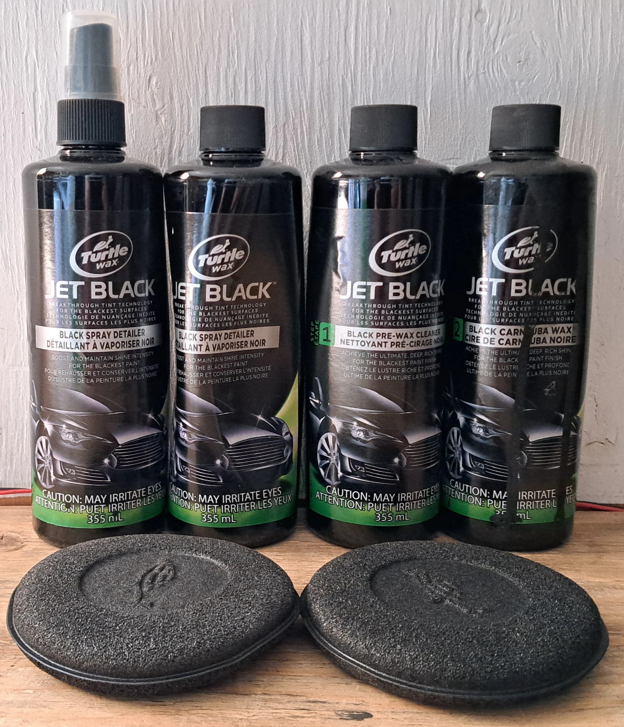 TURTLE WAX JET BLACK FINISH KIT
