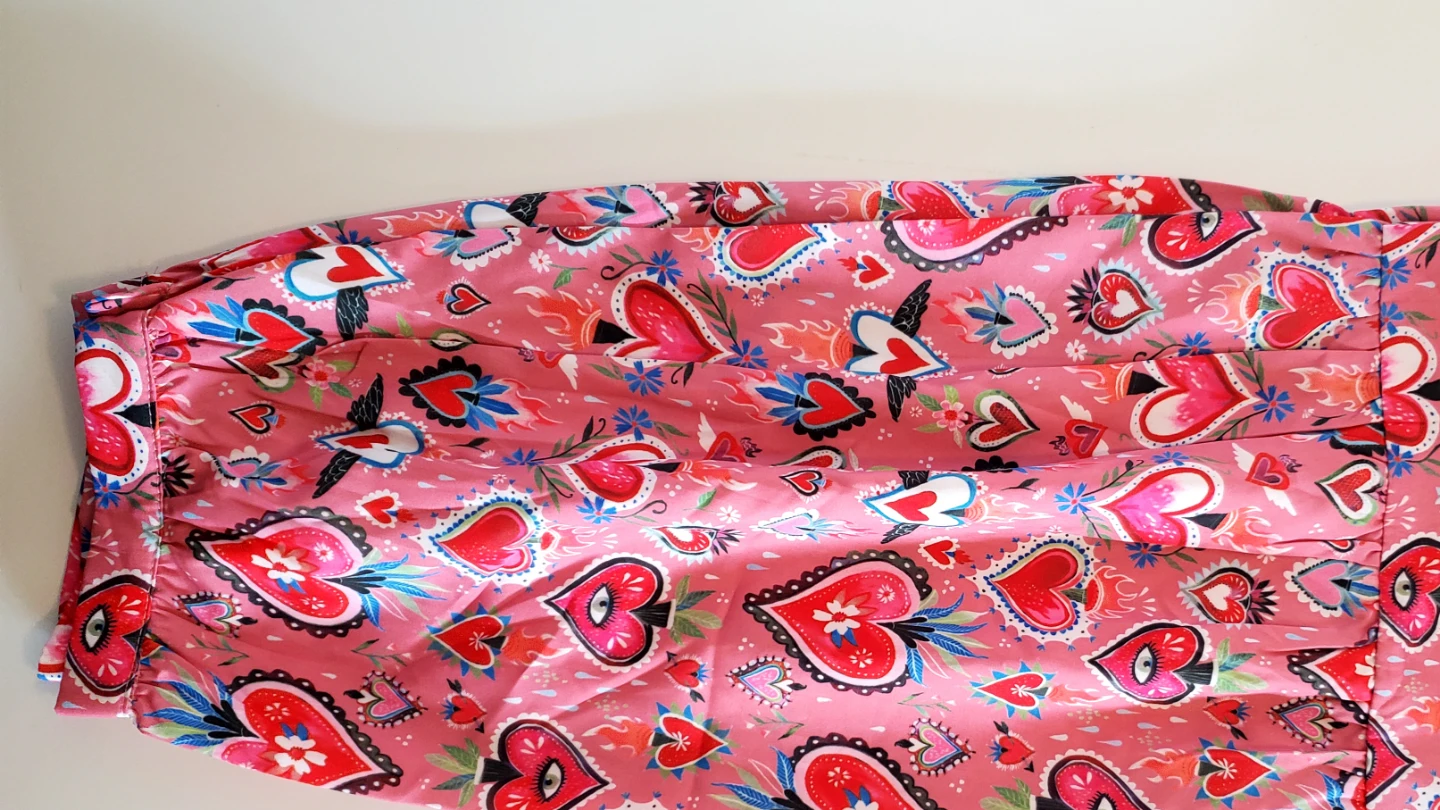 Fun Heart Print Plus Size Blouse...New - photo 5