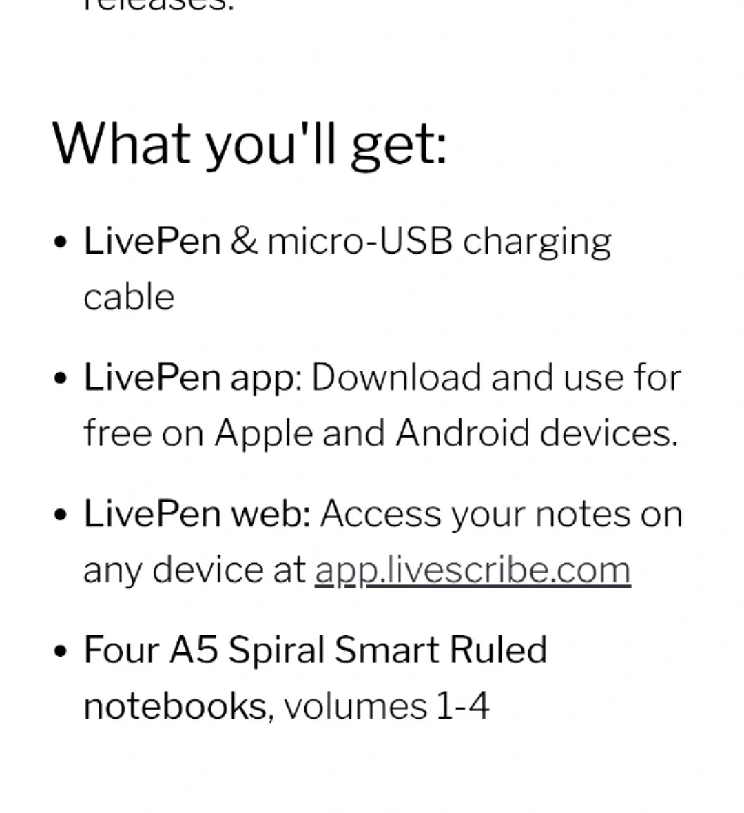 LivePen Smart Pen and Notebooks - photo 2