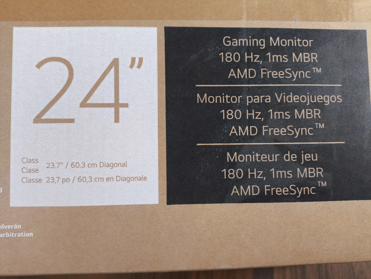 LG UltraGear 24" 180 Hz Gaming Monitor - photo 5