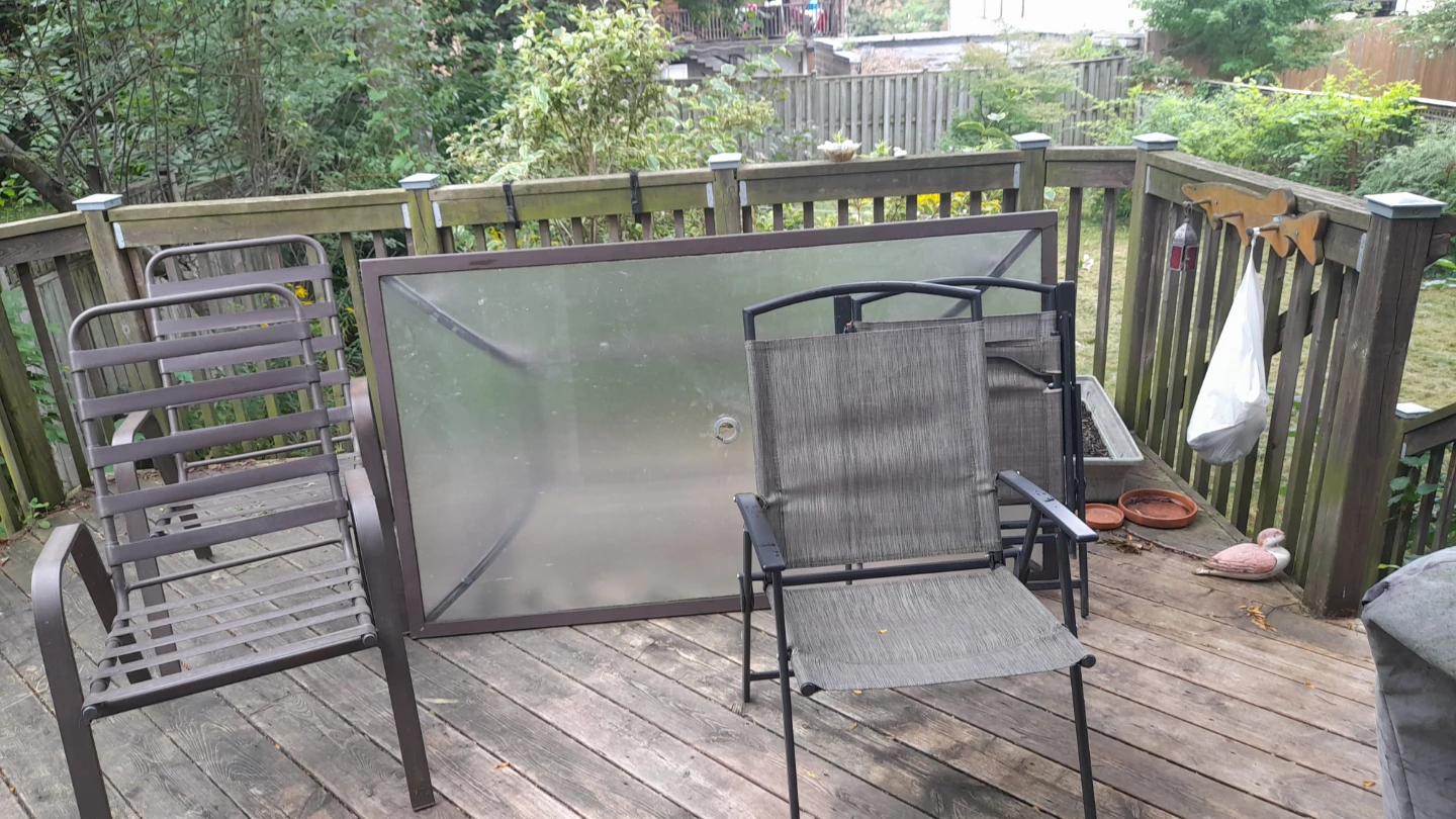 Glass patio table top - photo 2