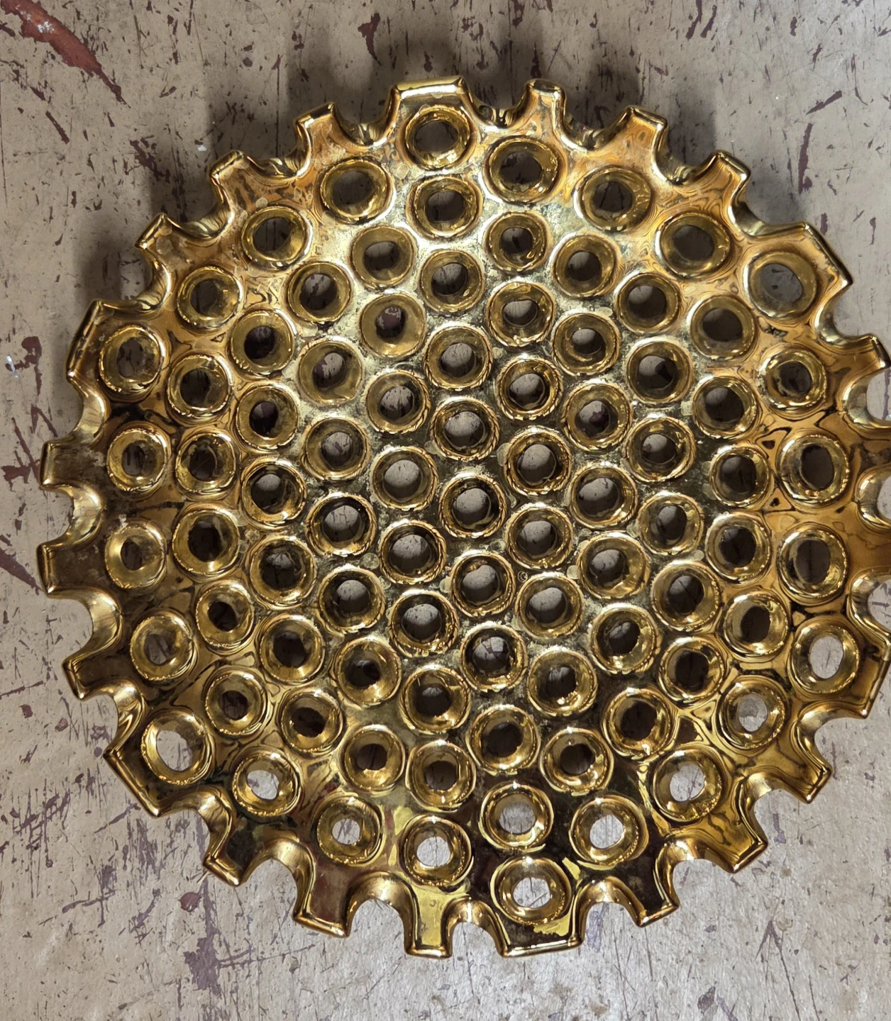 Gold Tone Decorative Dish