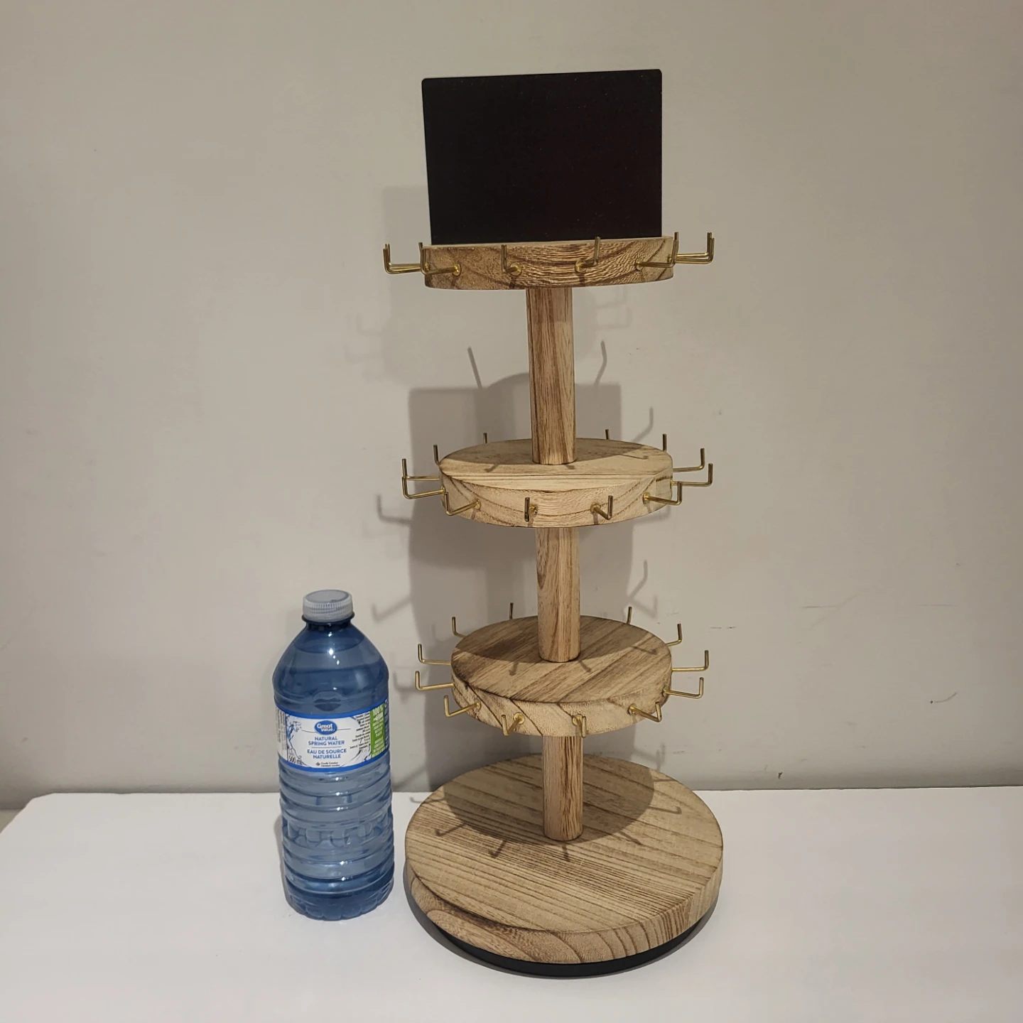 Wooden Display Stand with Sign Holder - photo 3