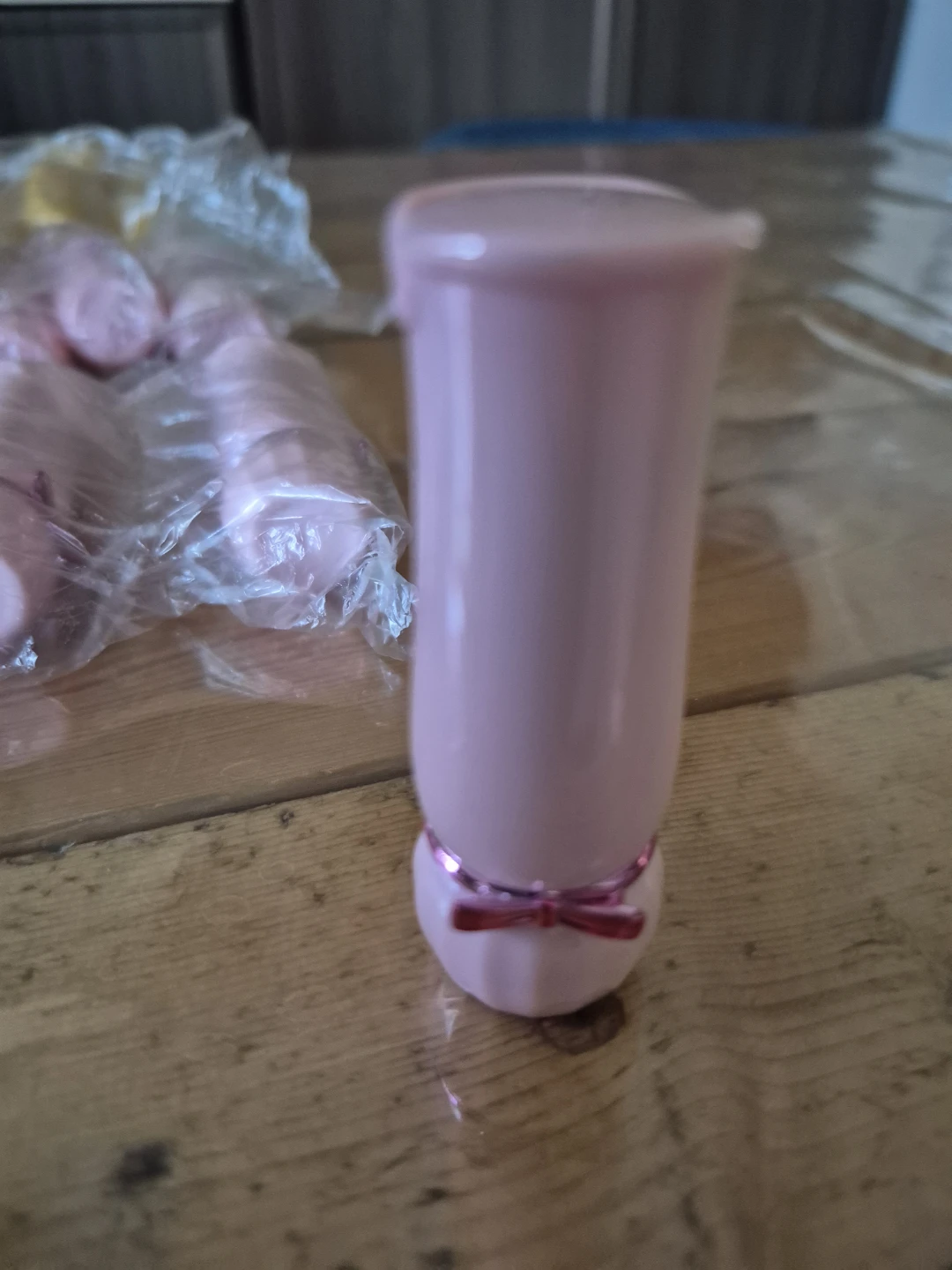Banana Shaped Pill Case & Pink Lipstick Holder Set