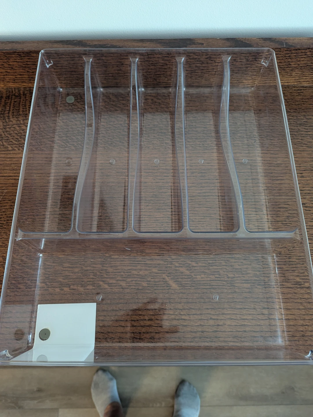 Clear Cutlery Tray