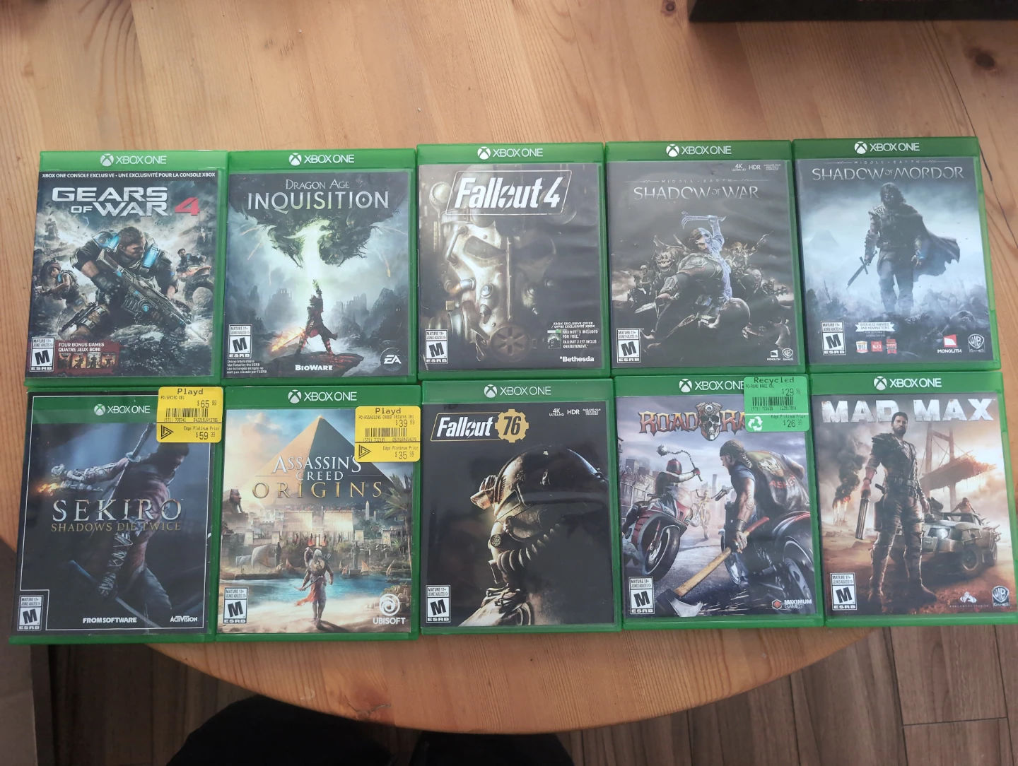 Xbox One Games Collection