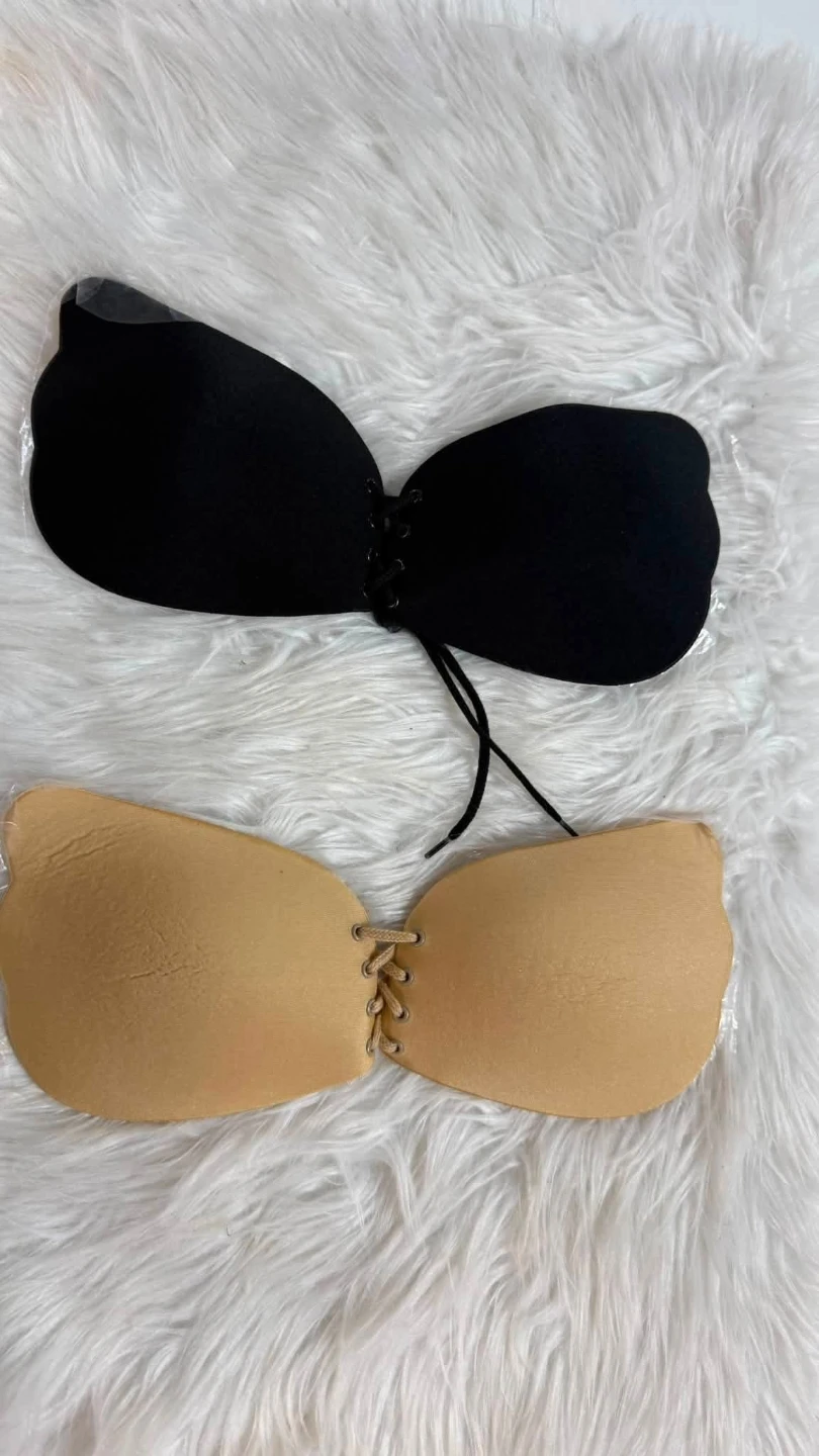 Set of Two Adhesive Strapless Bras