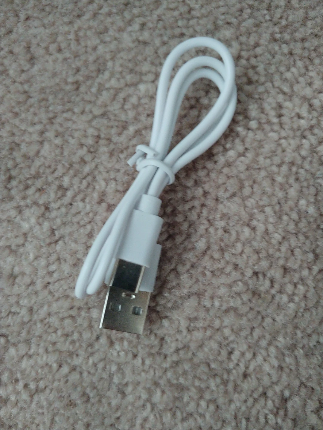 White USB Charging Cable