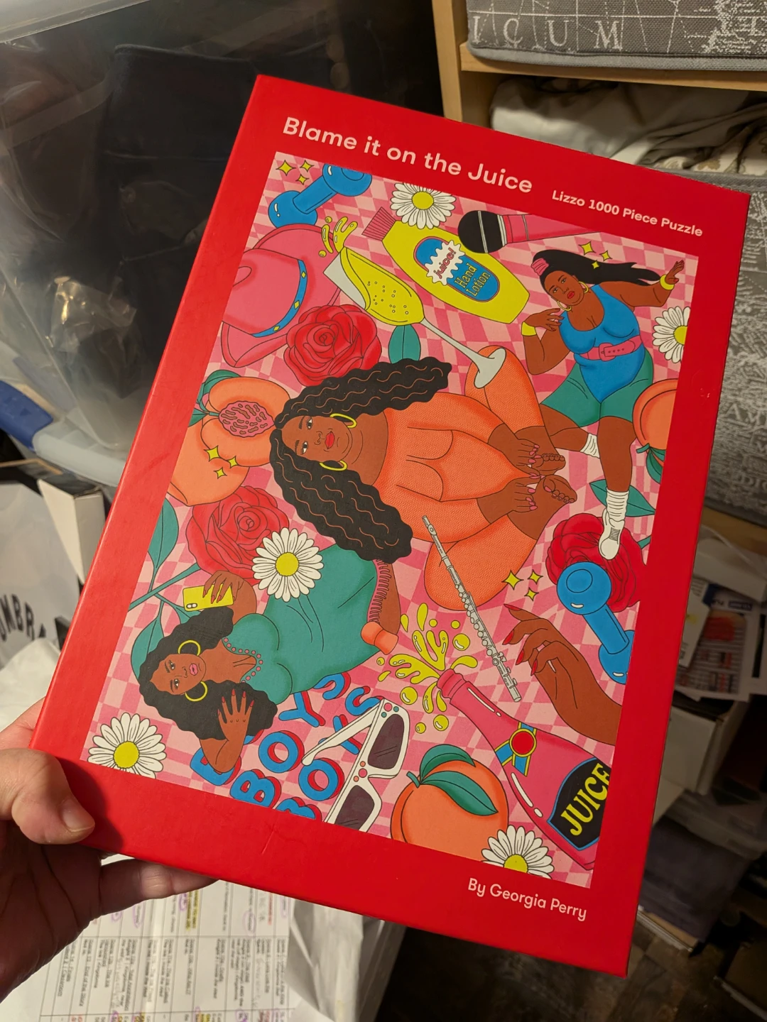 Lizzo Blame it on the Juice 1000 Piece Puzzle by Georgia Perry