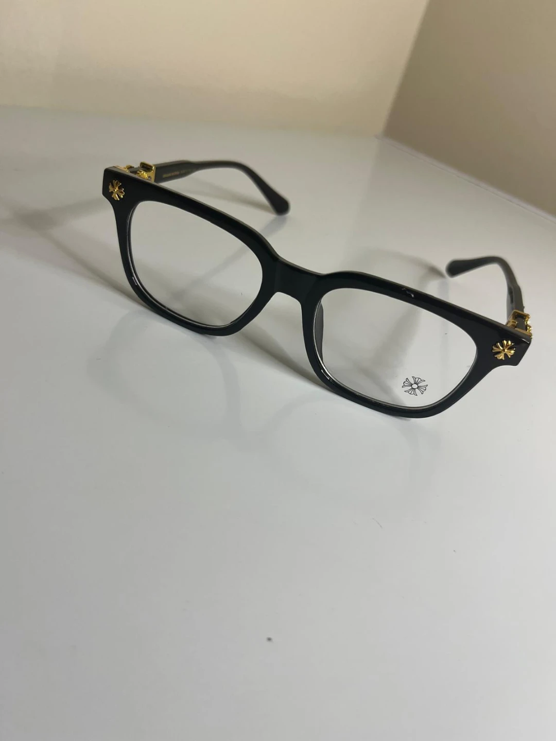 Chrome Hearts Glasses - Black with Gold Detailing - photo 2