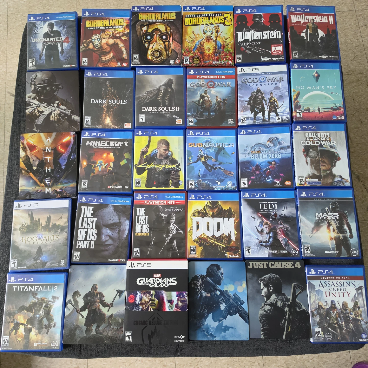 PlayStation 4 and 5 Video Games Lot