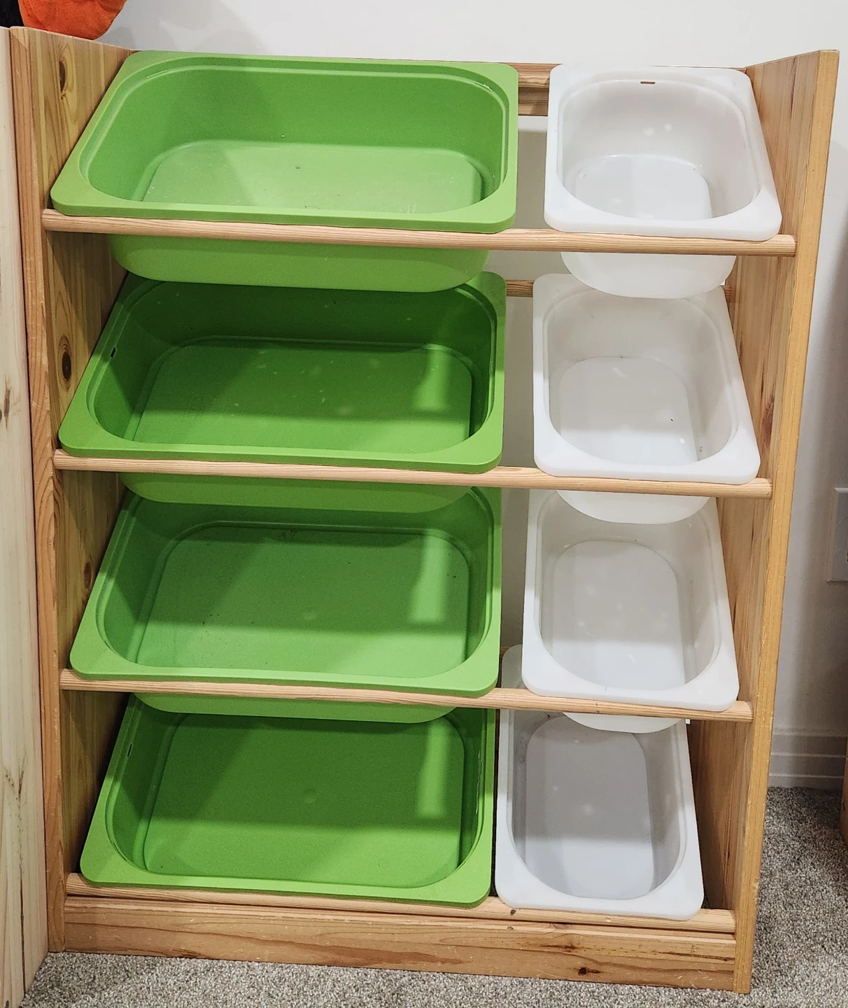 Trofast Wooden Toy Storage Organizer with Bins