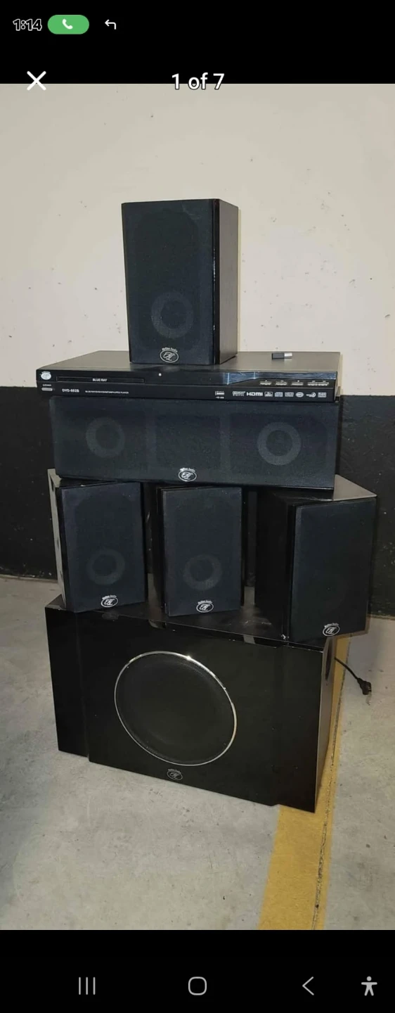 complete Orpheus home theatre system! ,5.1 Surround Sound System