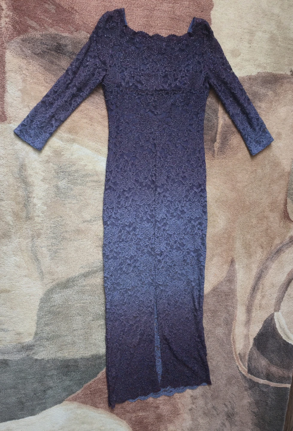 Sparkly Ombre Lace Dress size 6 - photo 2