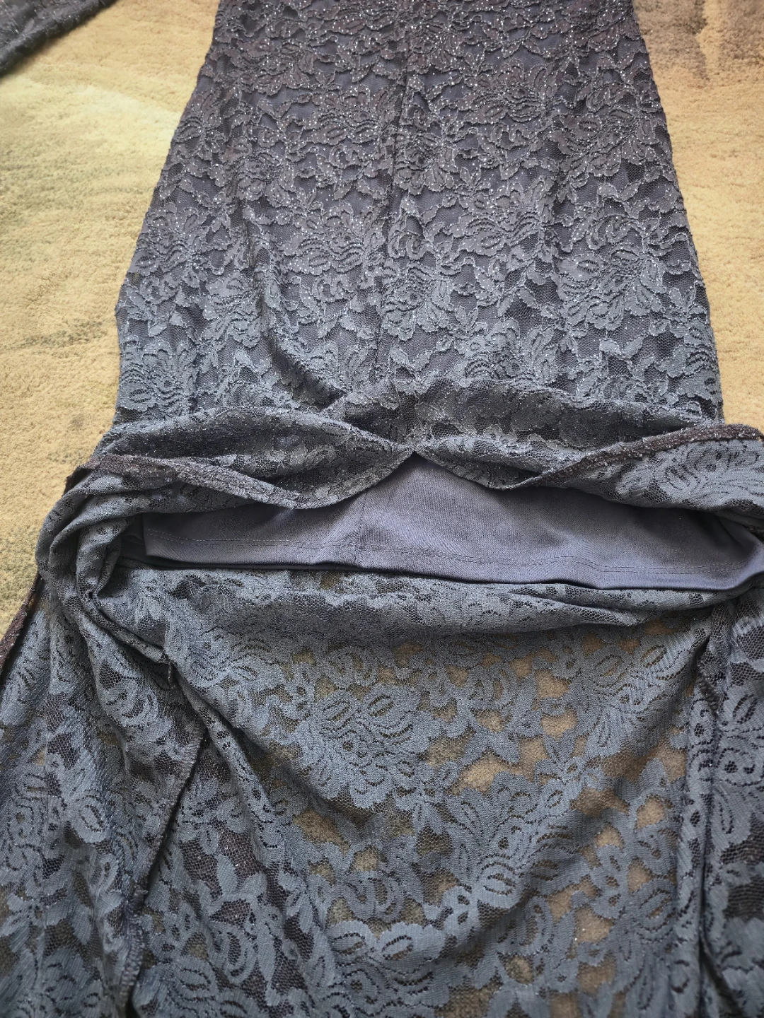 Sparkly Ombre Lace Dress size 6 - photo 5