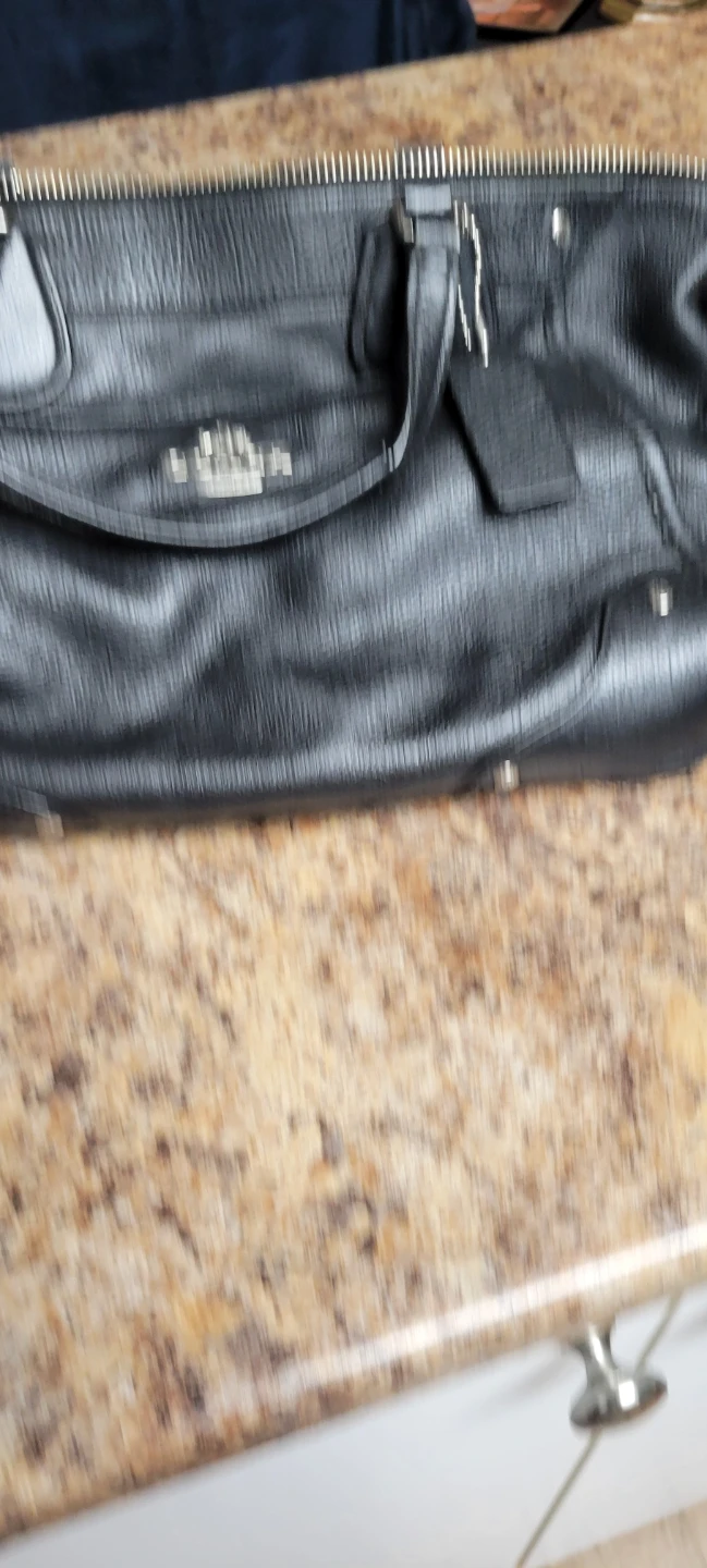 Coach Black Leather Satchel Handbag - photo 2