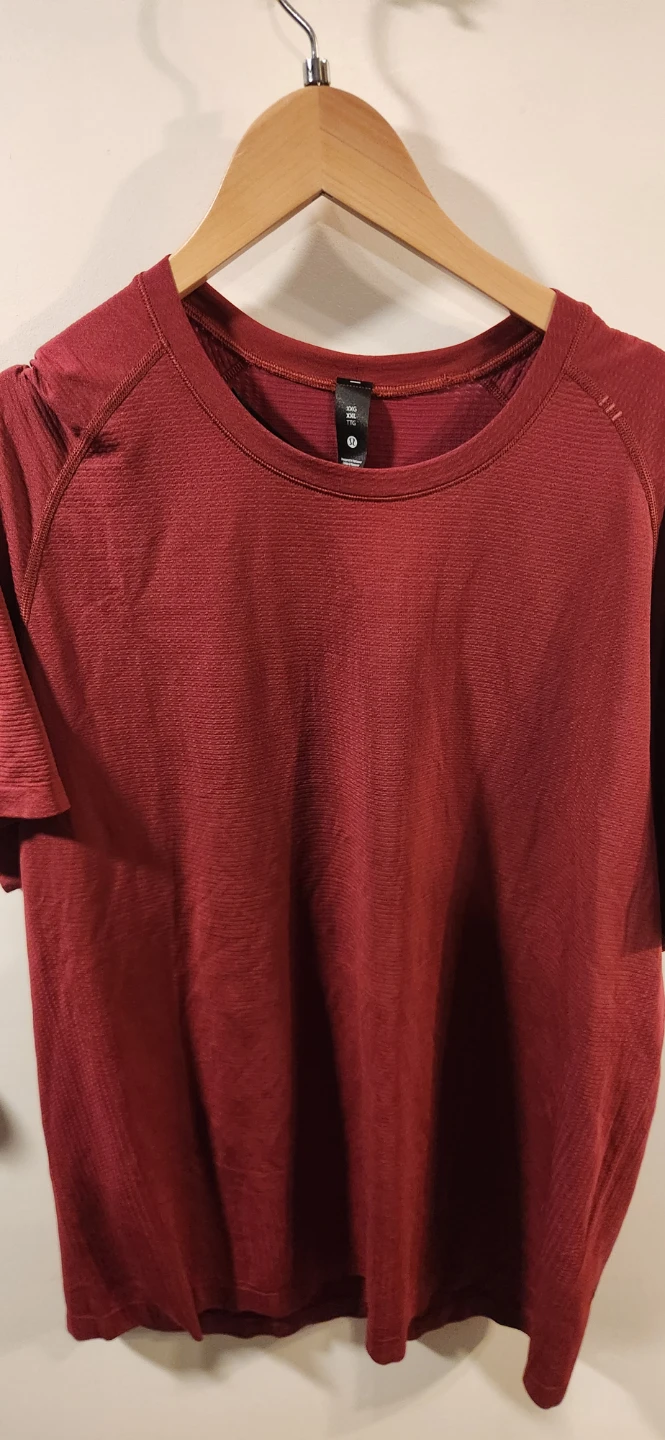 Lululemon Metal Vent Tech Short Sleeve XXL Red - photo 3