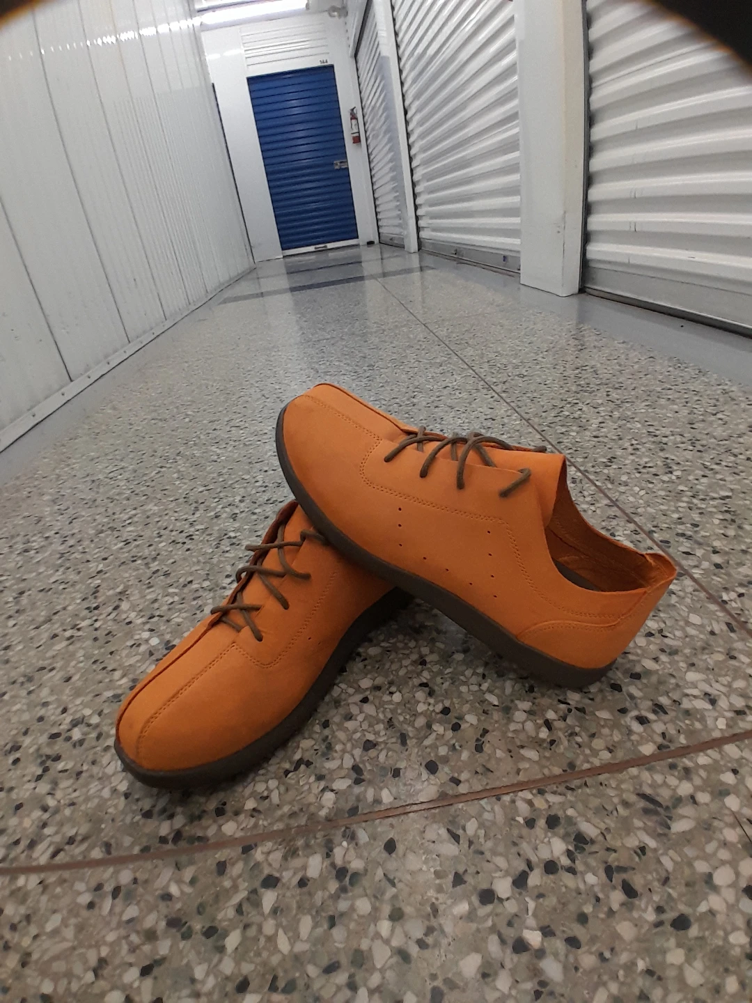 Orange Crocs Lace-Up Shoes Men's Size 13