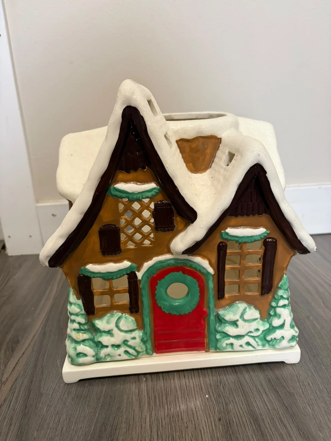 Vintage Large Ceramic Christmas House with Lights – $25 🎄🏠✨ - photo 2