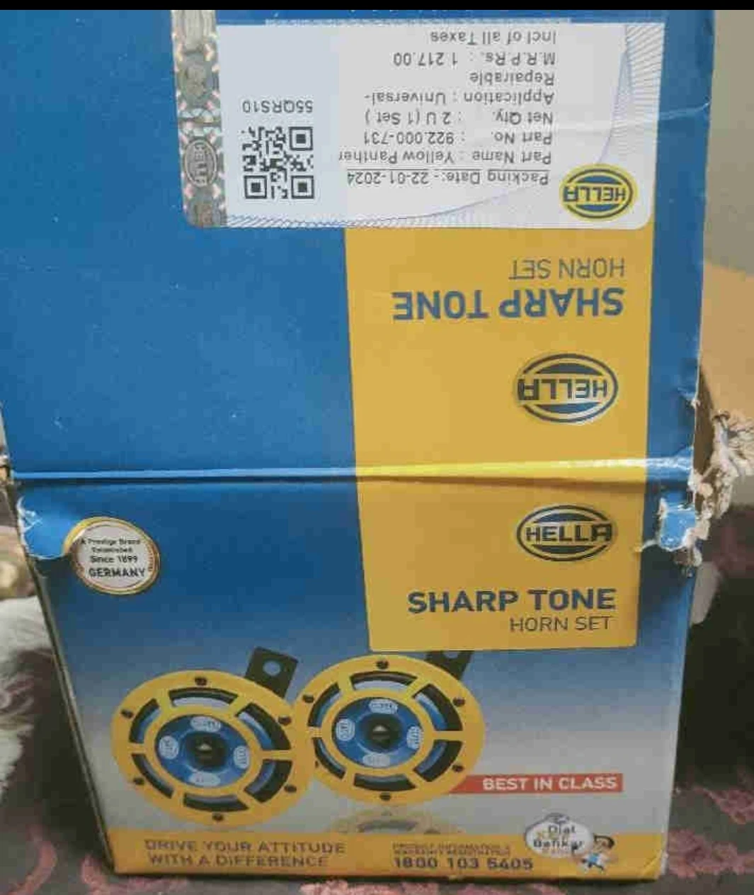 Hella Sharp Tone Horn Set
