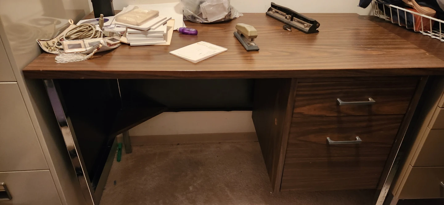 Metal Desk with Drawers